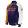 Shop Phoenix Suns Youth Varsity Satin Full-Snap Jacket