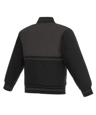 BlackCharcoal Youth San Antonio Spurs Poly Twill Jacket