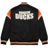 anaheim ducks varsity jackets Back