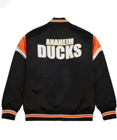anaheim ducks varsity jackets Back