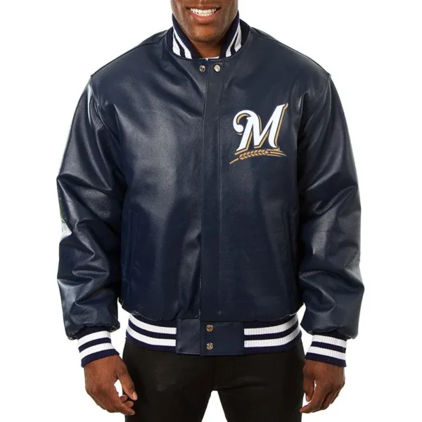 milwaukee-brewers-leather-jacket