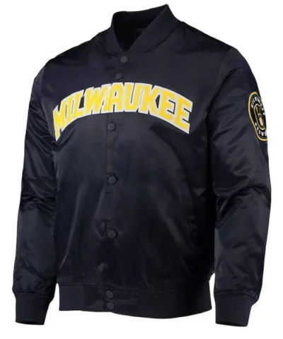 wordmark-milwaukee-brewers-navy-satin-jacket