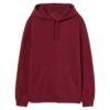 Maroon Pullover Fleece Hoodie - Unisex