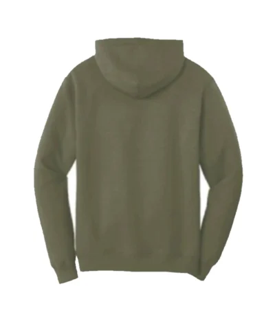 Olive Green Pullover Hoodie