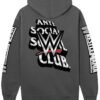 ASSC Anti Social Social Club x WWE Wrestlemania Grey Pullover Hoodie
