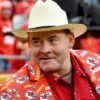 Actor David Koechner Kansas City Chiefs Printed Blazer