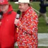 Actor David Koechner Kansas City Chiefs Red Blazer