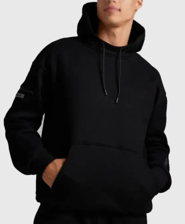 Airplane Mode Travel Hoodie in Black