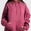 Airplane Mode Travel Hoodie in Pink
