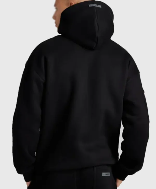 Airplane Mode Travel Black Hoodie