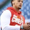 American Footballer Patrick Mahomes Kansas City Chiefs Hooded Vest