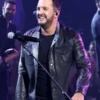American Idol 2024 Luke Bryan Leather Jacket