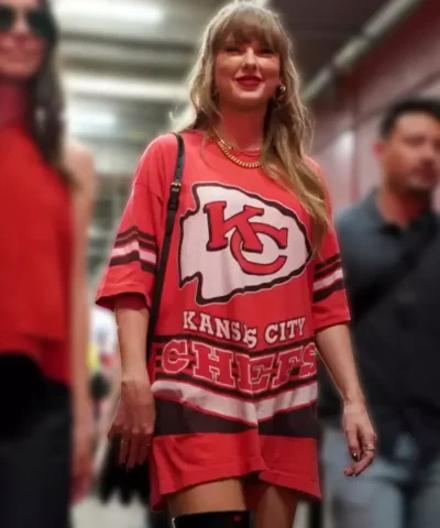 American Singer Kansas City Chiefs Taylor Swift Red Long Shirt
