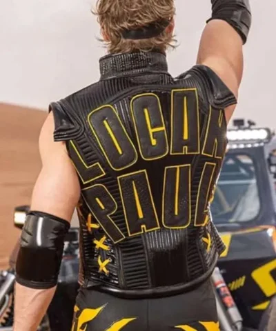 American Wrestler Logan Paul WWE Monday Night RAW Leather Vest