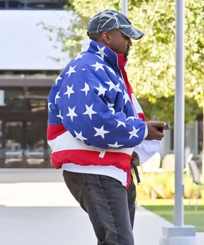 American rapper American Flag Bomber Puffer Jacket For Men And Women