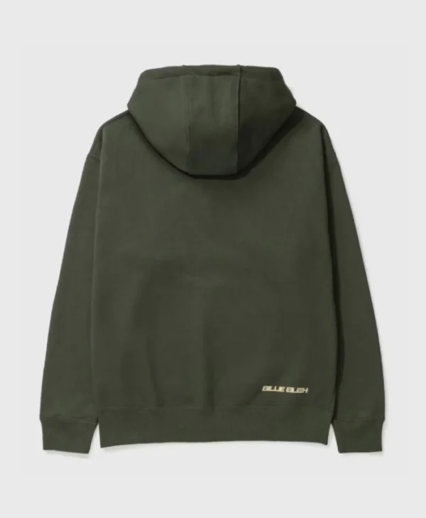 Shop Billie Eilish Green Pullover Hoodie For Unisex