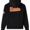 Unisex OVO X NBA Knicks Printed Black Pullover Hoodie