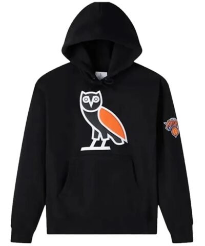 Black OVO X NBA Knicks Hoodie