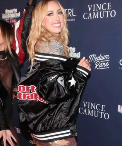 Brittany Mahomes Sports Illustrated Bomber Jacket