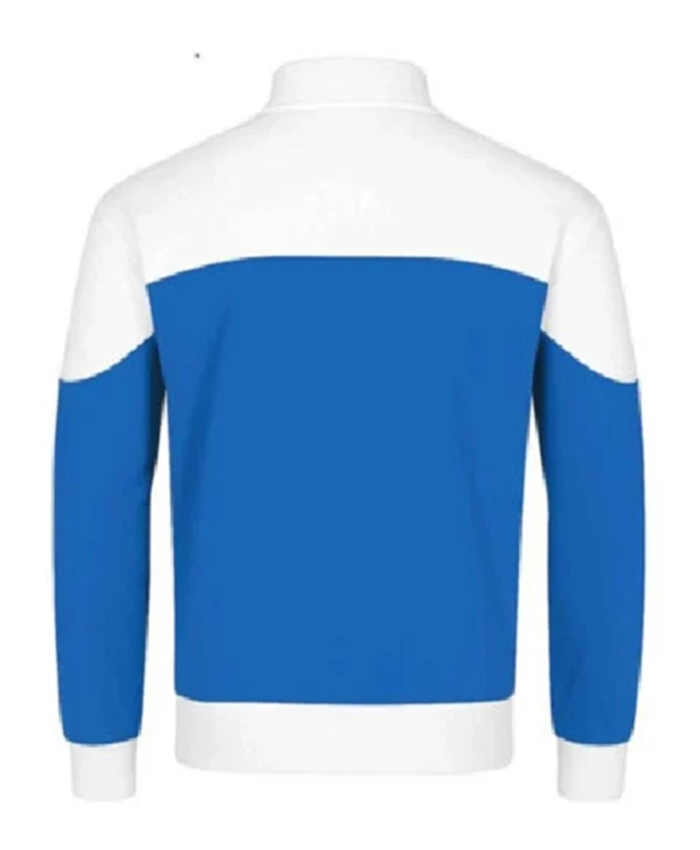 CM Punk Fantastic Four Blue And White Jacket