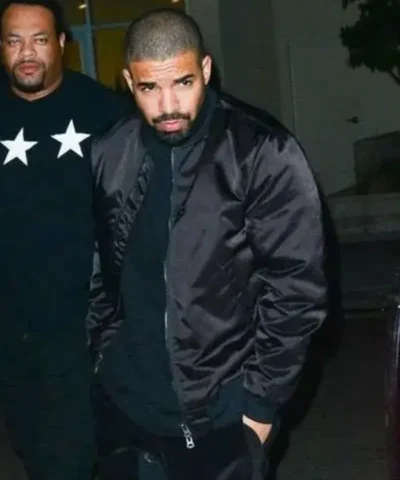 Drake Black Satin Jacket