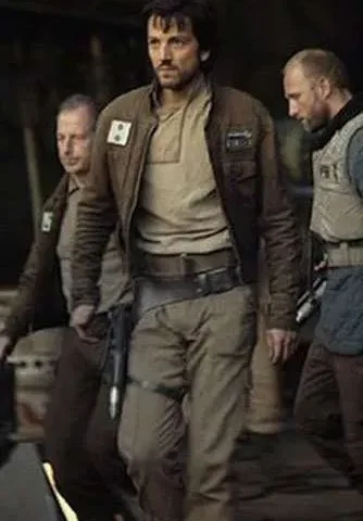 Captain Cassian Andor Star Wars Rogue One Diego Luna Brown Jacket
