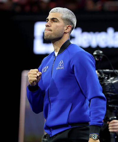 Carlos Alcaraz Team Europe 2025 Blue Laver Cup Jacket