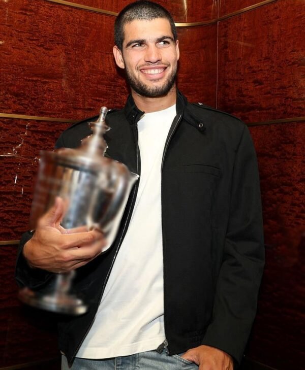 Carlos Alcaraz US Open 2025 Black Jacket