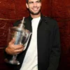 US Open Carlos Alcaraz Cotton Black Jacket