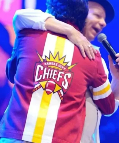 Paul Rudd Big Slick Celebrity Weekend 2024 Red Kansas City Chiefs Jacket