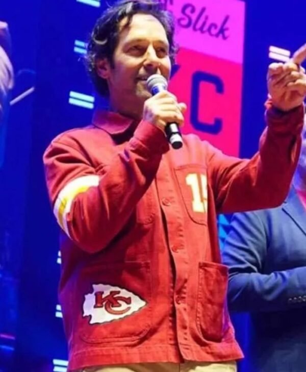 Celebrity Weekend Paul Rudd Chiefs Jacket