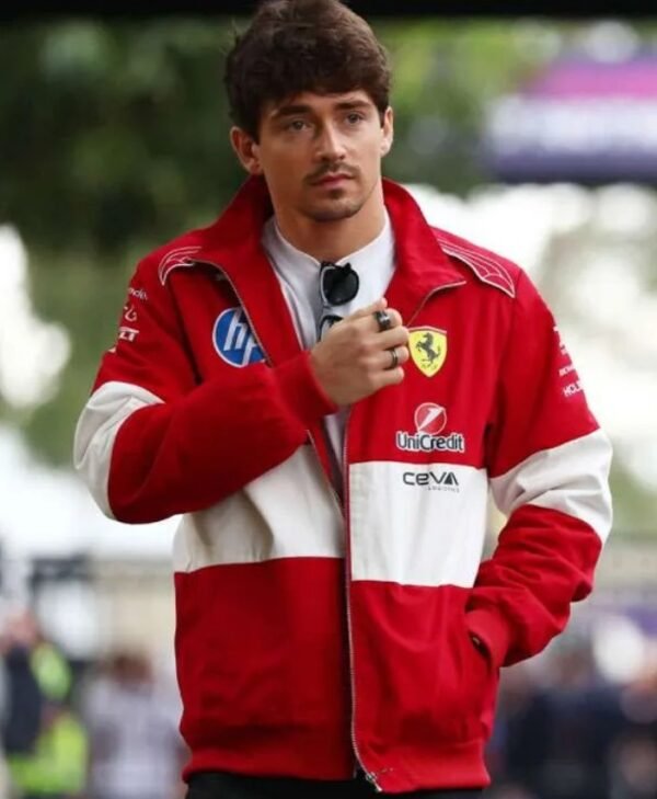 Charles Leclerc F1 Grand Prix Red Jacket