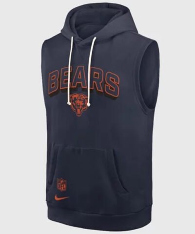 Chicago Bears Sleeveless Pullover Hoodie