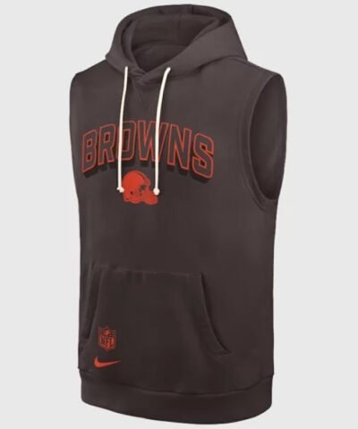 Cleveland Browns Sleeveless Pullover Hoodie