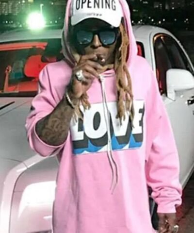 Corazon Lil Wayne Pink Hoodie