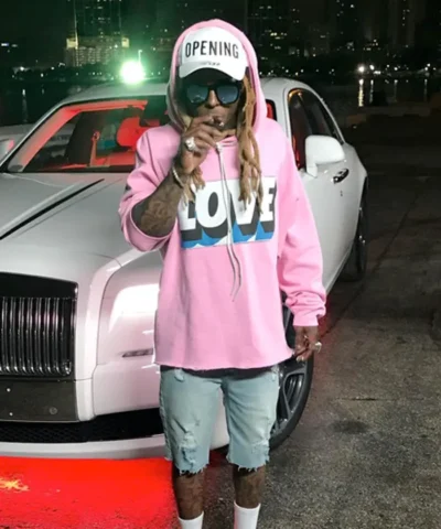 Corazon Lil Wayne Pink Hoodie