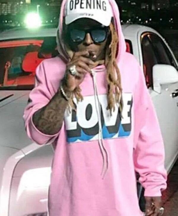 Corazon Lil Wayne Pink Hoodie