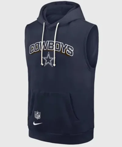 Dallas Cowboys Sleeveless Pullover Hoodie