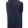 Dallas Cowboys Sleeveless Navy Blue Pullover Hoodie for Men and Women