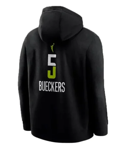 Dallas Wings Texans Paige Bueckers Black Pullover Hoodie