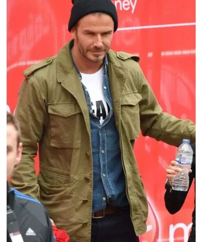 David Beckham Green Jacket