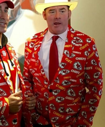 David Koechner Kansas City Chiefs Red Blazer