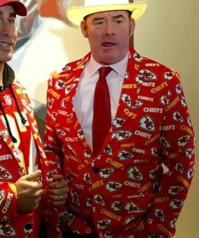 David Koechner Kansas City Chiefs Red Blazer