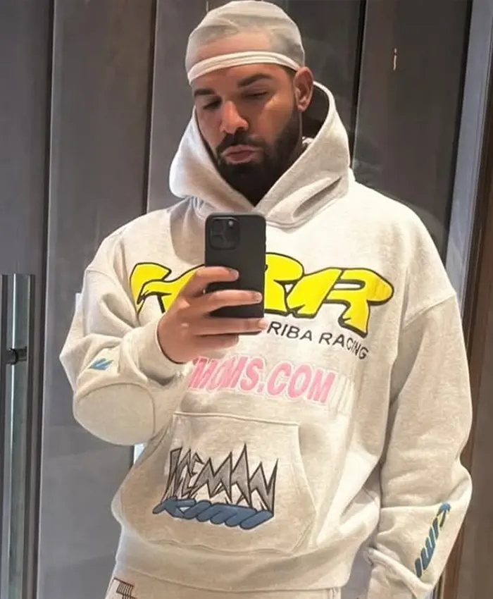 Drake Kart Riba Racing KRR Grey Pullover Hoodie