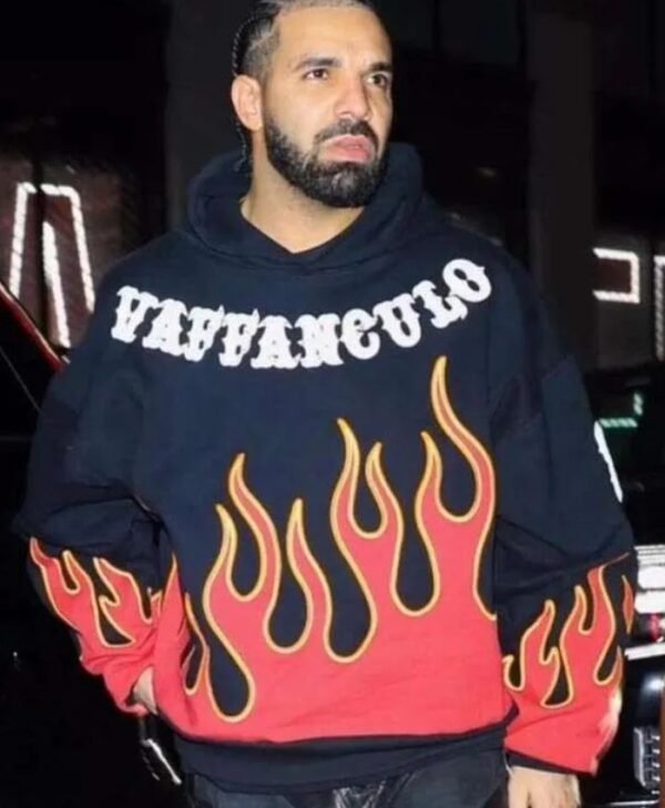 Drake Vaffanculo Flame Pullover Hoodie