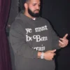 Canadian Rapper Drake Ye Must Be Born Again Grey Pullover Hoodie