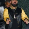 Drake Yellow and Black Varsity Jacket