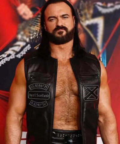 Drew Mcintyre Leather Vest