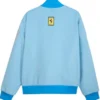 Ferrari Blue Team Miami Bomber Jacket for Men and Women