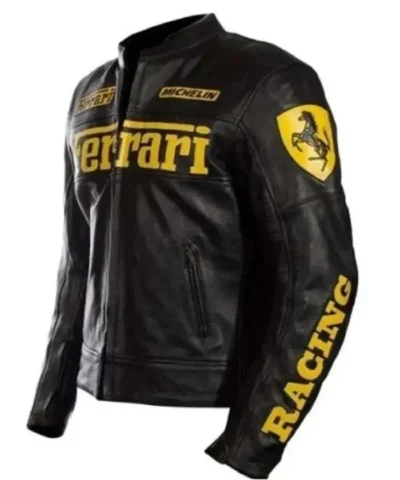 Ferrari Racing Leather Jacket